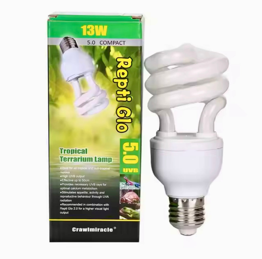 Compact 5.0 10.0 UVB 13W 220V Reptile Light Bulb