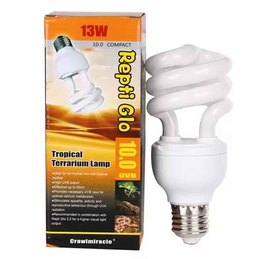 Compact 5.0 10.0 UVB 13W 220V Reptile Light Bulb