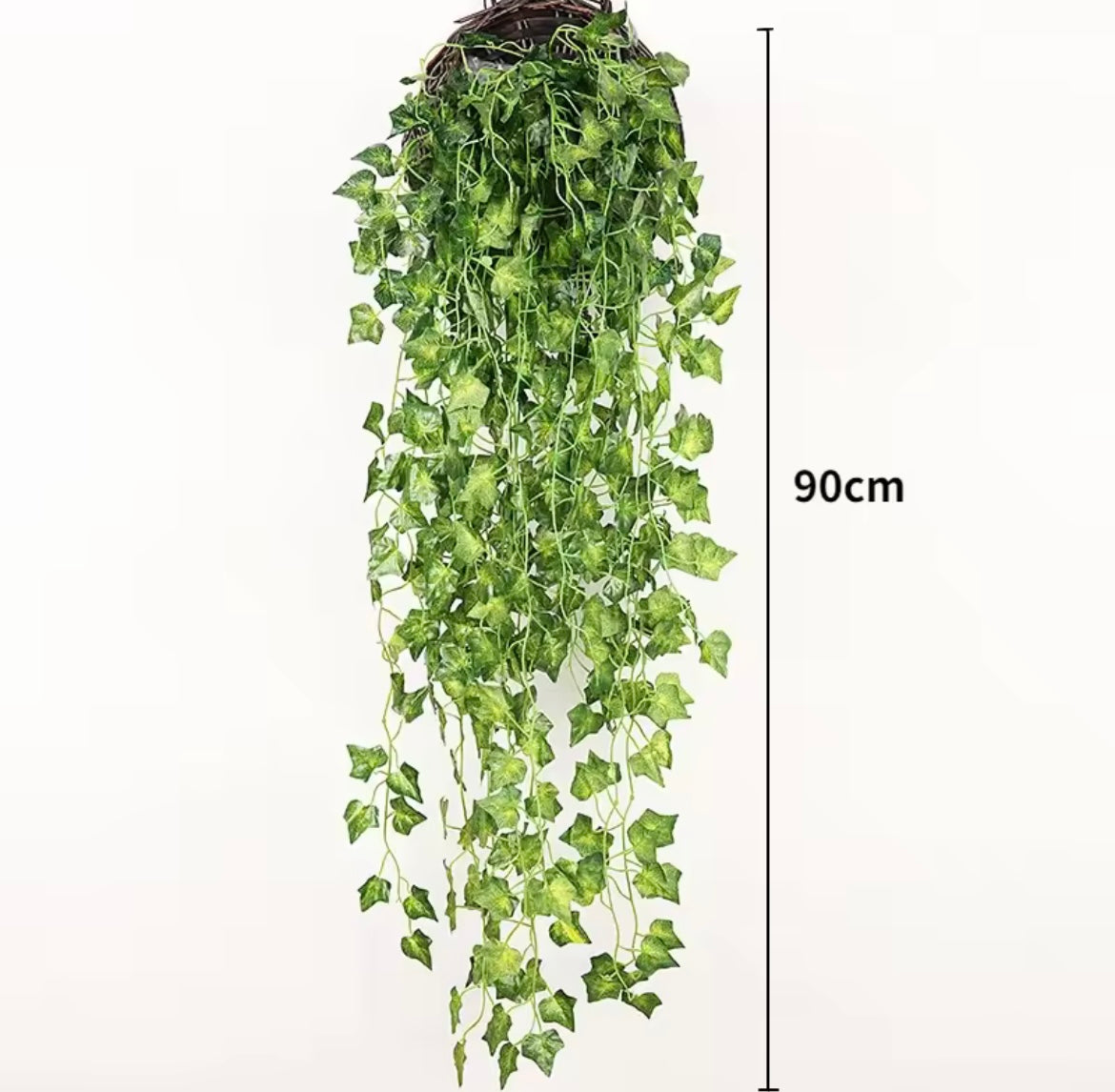 90cm Artificial Plant Vine Home Decoration Hanging Plastic Plants 65cm/25.6inches Tall 8cm/3inches Wide