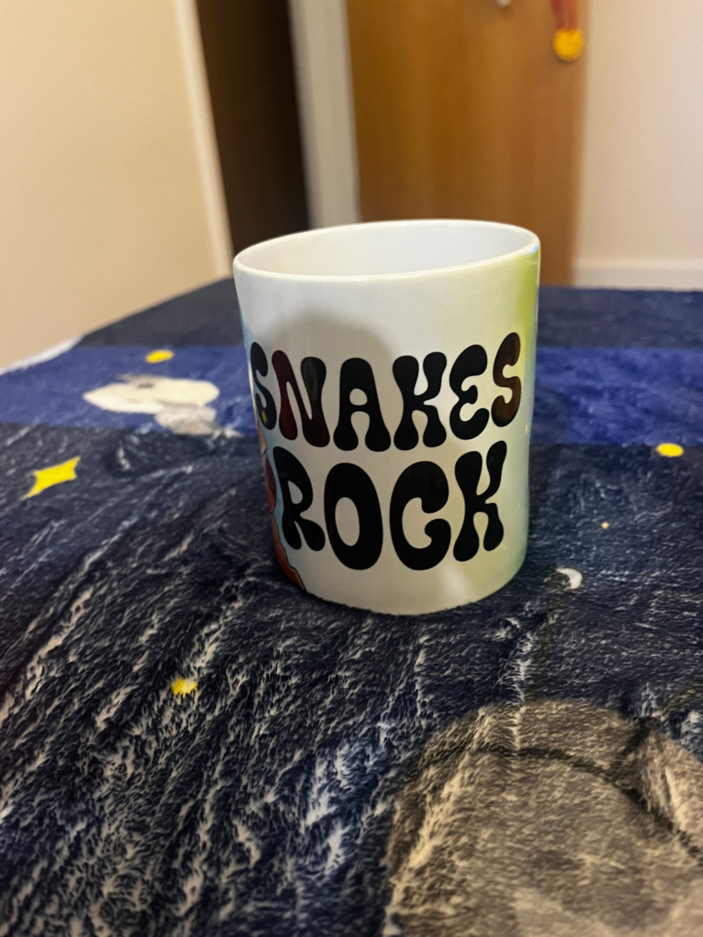 Silly snakes rock mug