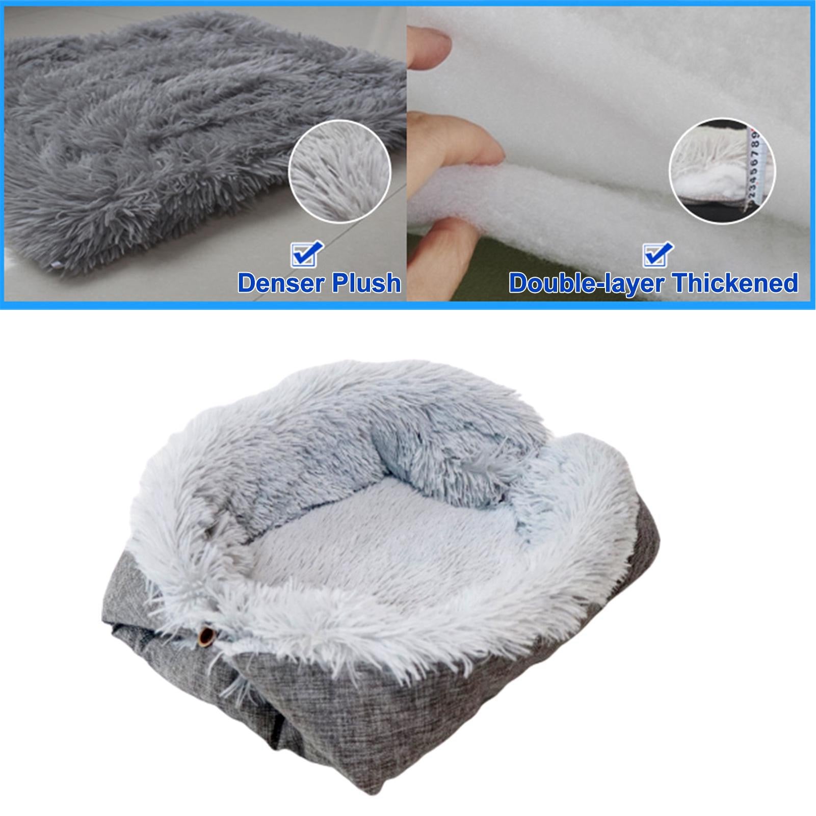 Cat Bed  Washable Cat Beds for Indoor Cats  Pet Bed Innovative Design  Safe Warming Comfortable Sleeping Surface