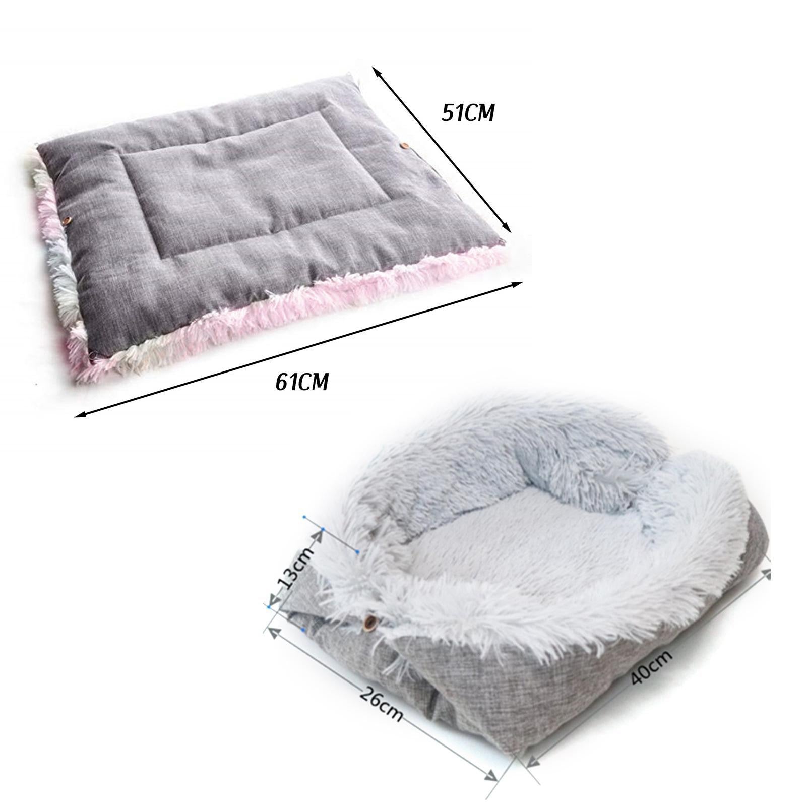 Cat Bed  Washable Cat Beds for Indoor Cats  Pet Bed Innovative Design  Safe Warming Comfortable Sleeping Surface