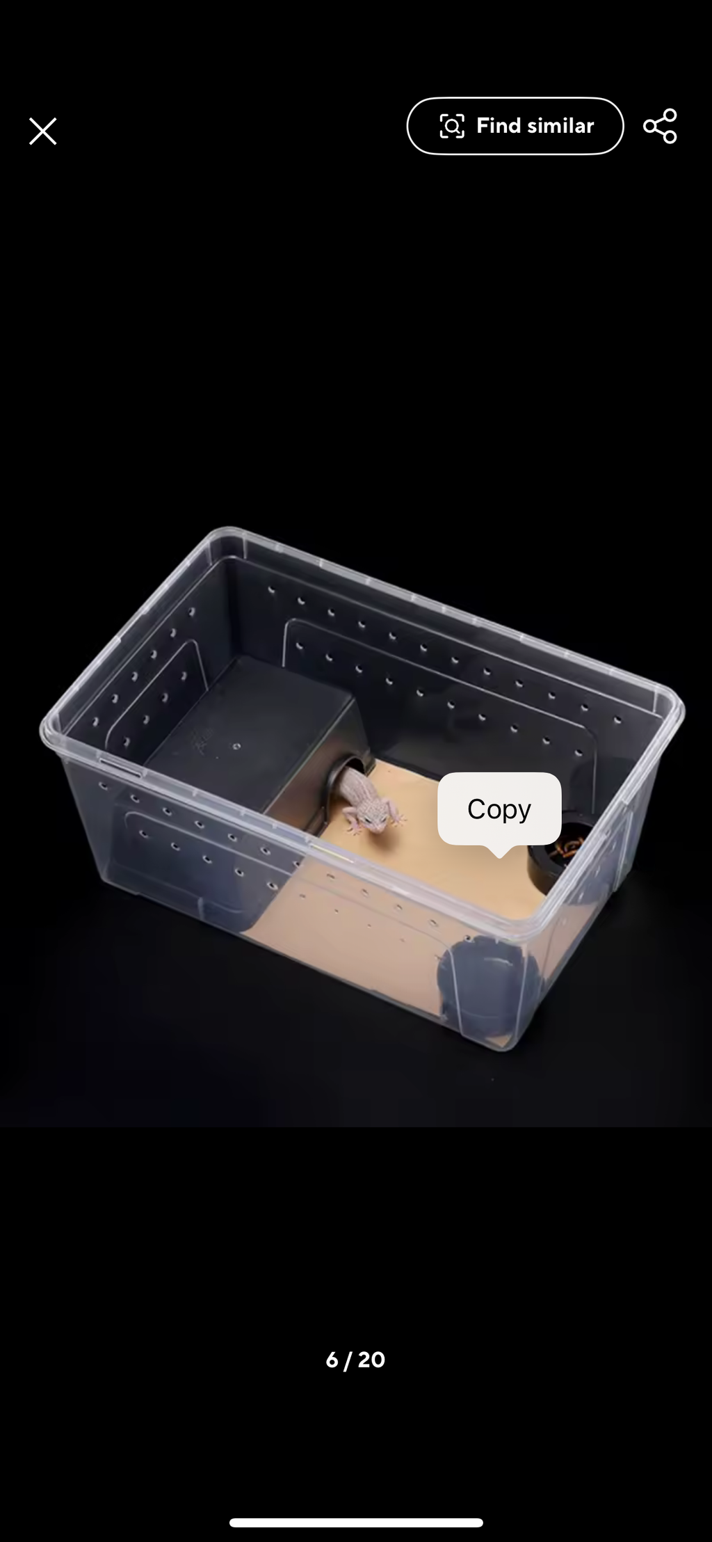 Hinged Lid Hatchling Tubs for Snakes Gecko or Inverts 26cm x 17.5cm x 12.5cm Free Postage Clear Plastic Container